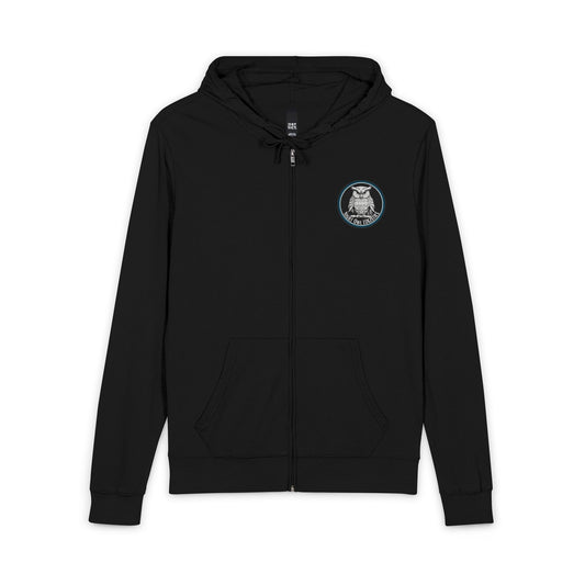 Night Owl Logistics Hoodie - Unisex Full-Zip Sweatshirt