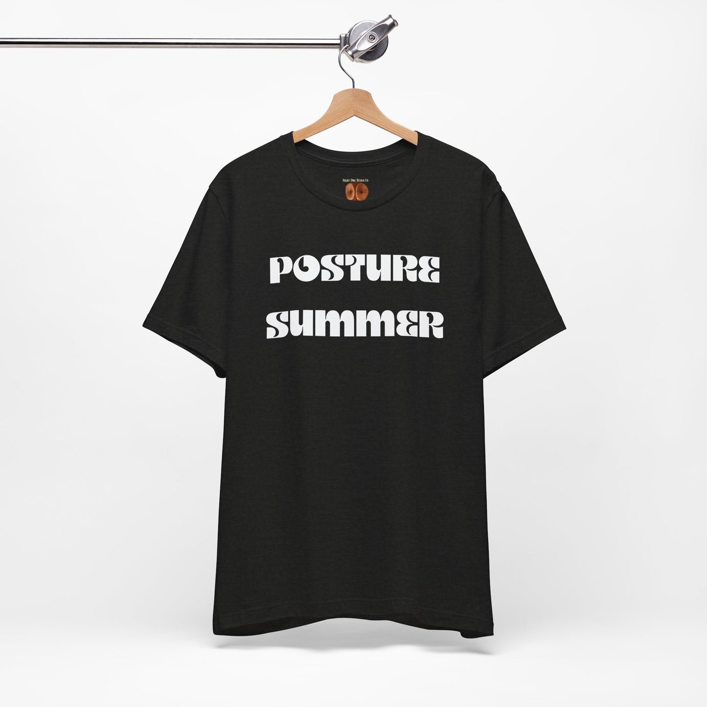 "Posture Summer" Funny Quote Tee - Unisex Jersey Short Sleeve