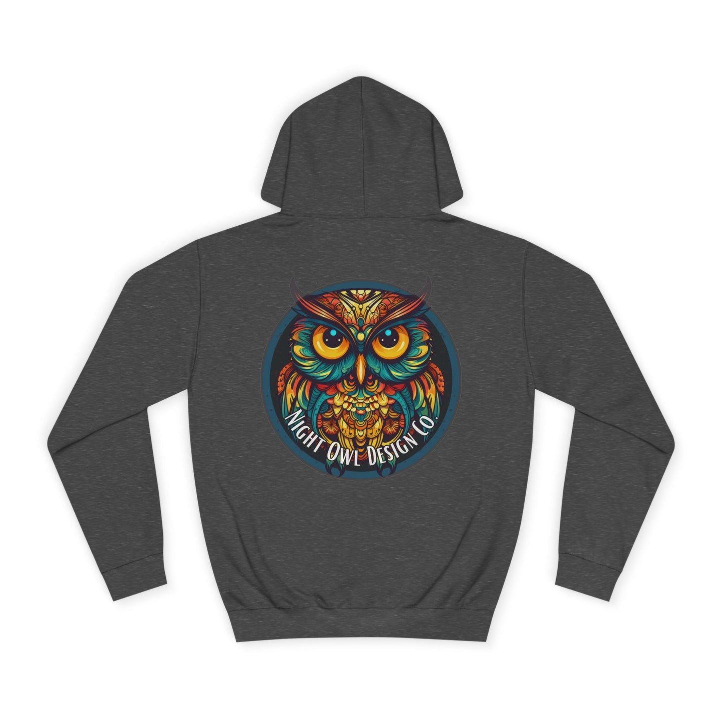 Night Owl  Hoodie — Vibrant Night Owl Graphic Pullover