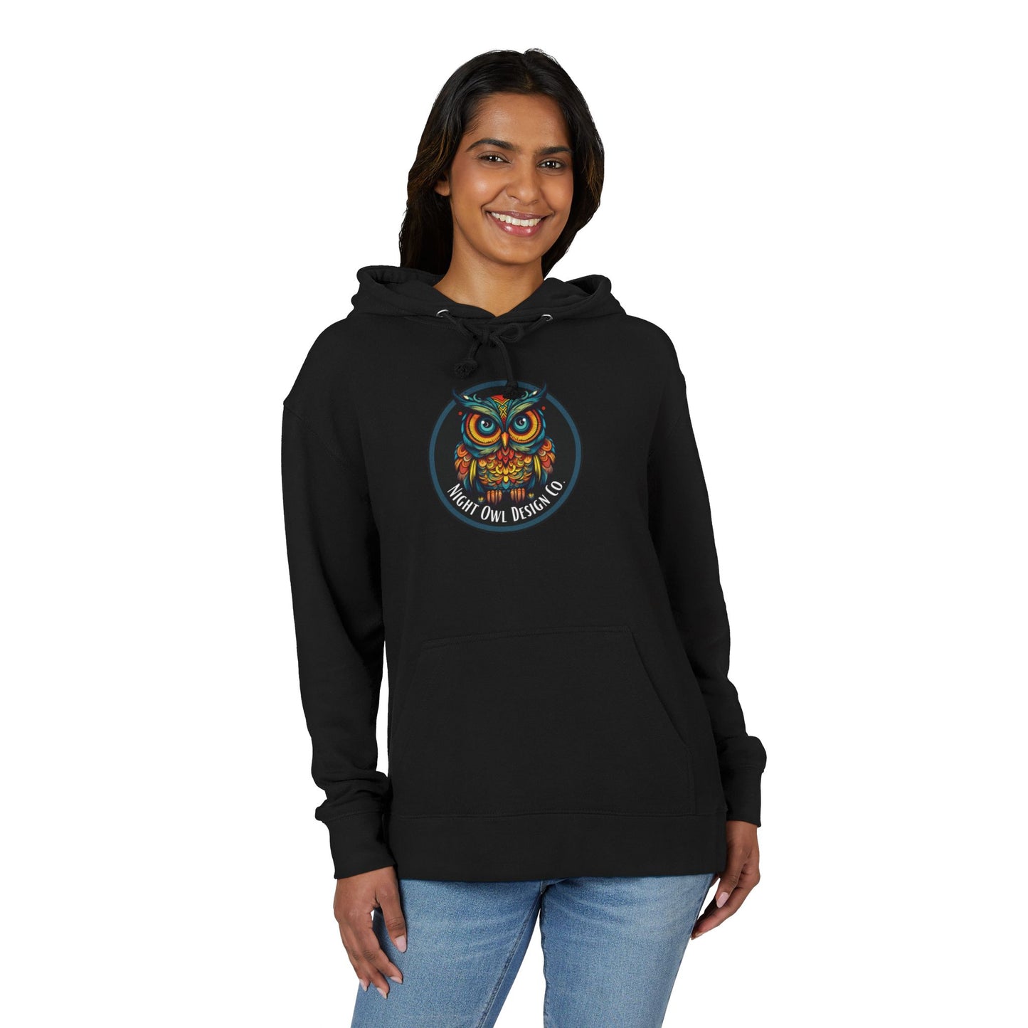Night Owl Design Co Logo Unisex French Terry