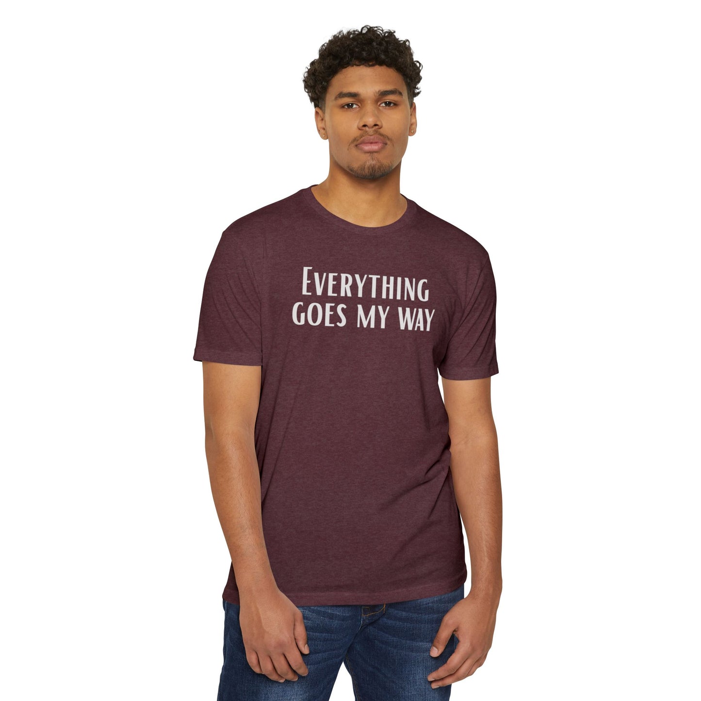 Everything goes my way | Manifest Vibes T-shirt | Unisex Motivational Tee | Everyday Wear | Gift for Friends & Family | Relaxed Fit