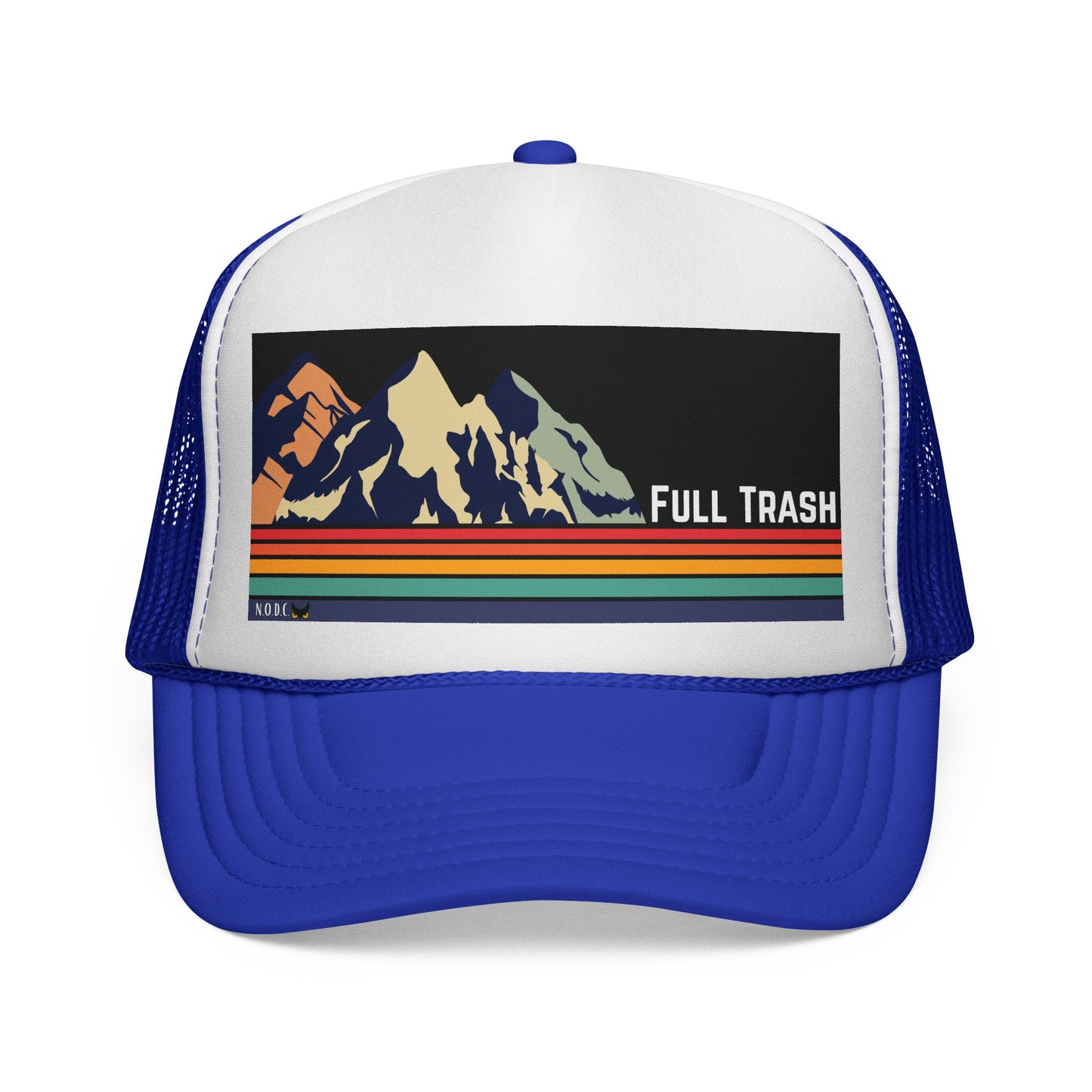 "Full Trash" Trucker Cap — Funny Graphic Trucker Hat