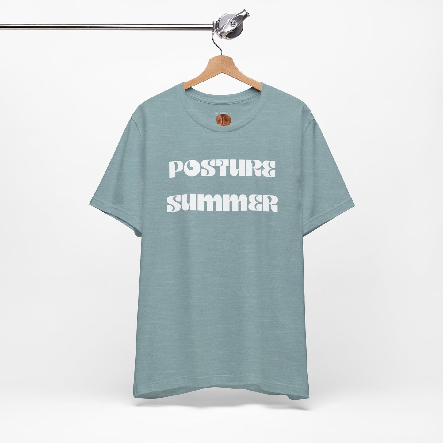"Posture Summer" Funny Quote Tee - Unisex Jersey Short Sleeve