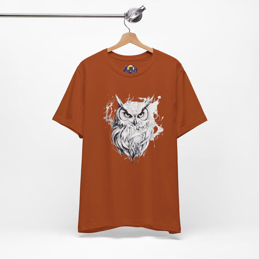 Owl Splash Tee - Unisex Jersey Short Sleeve