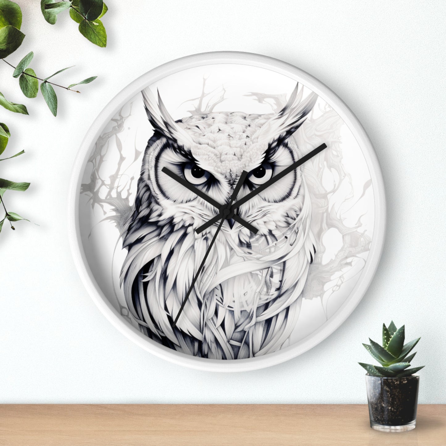 10" Owl Splash Wall Clock