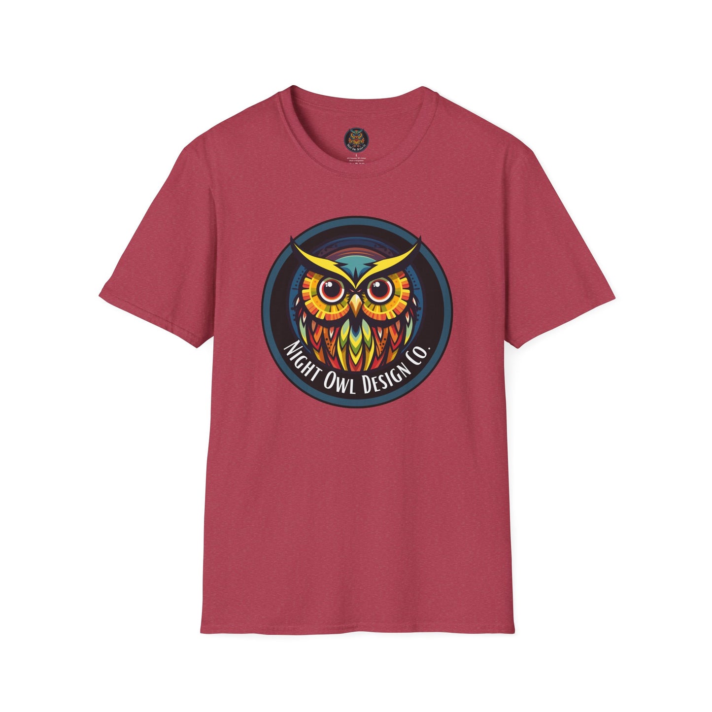 Bolts Owl logo Unisex T-Shirt - Night Owl Design Co Brand