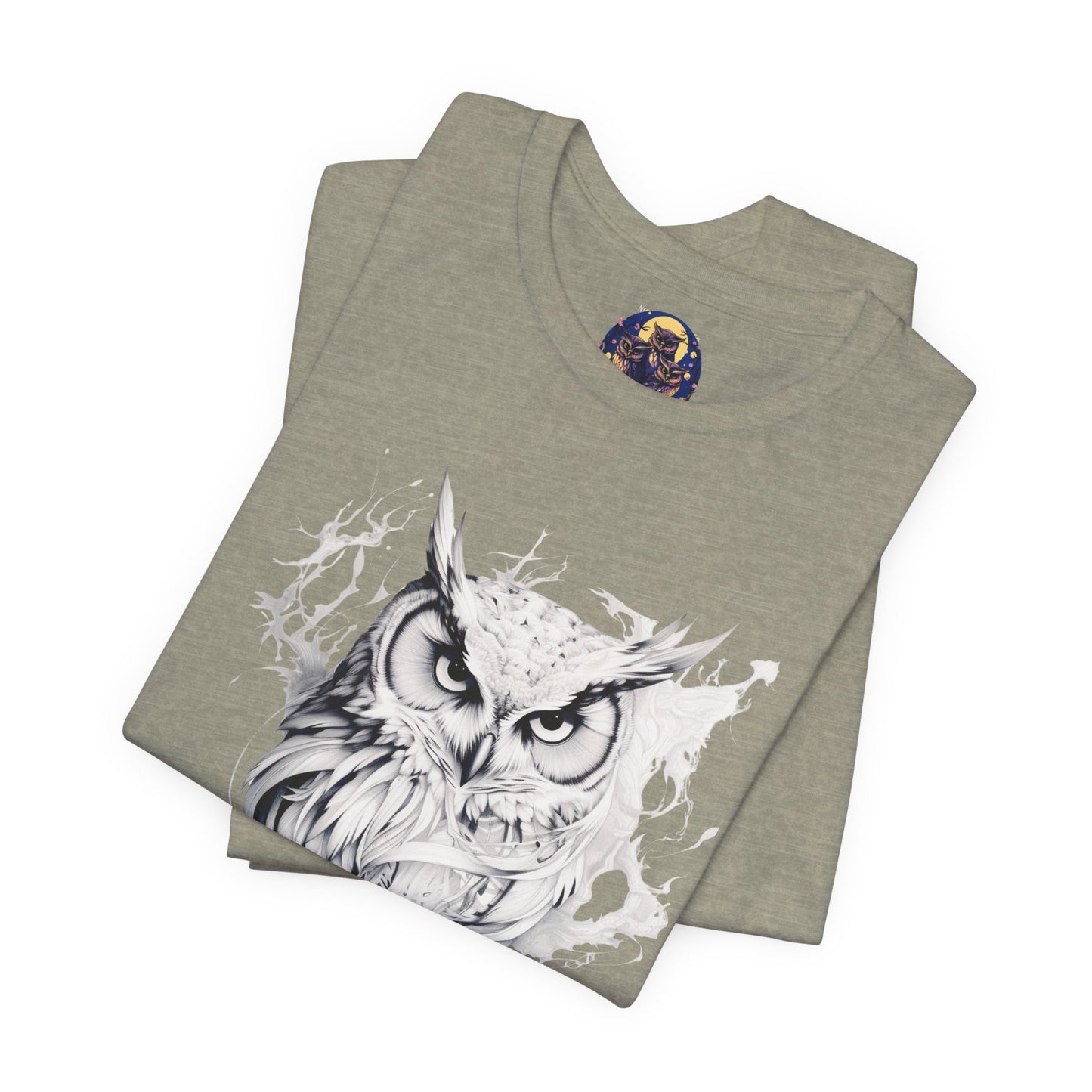 Owl Splash Tee - Unisex Jersey Short Sleeve