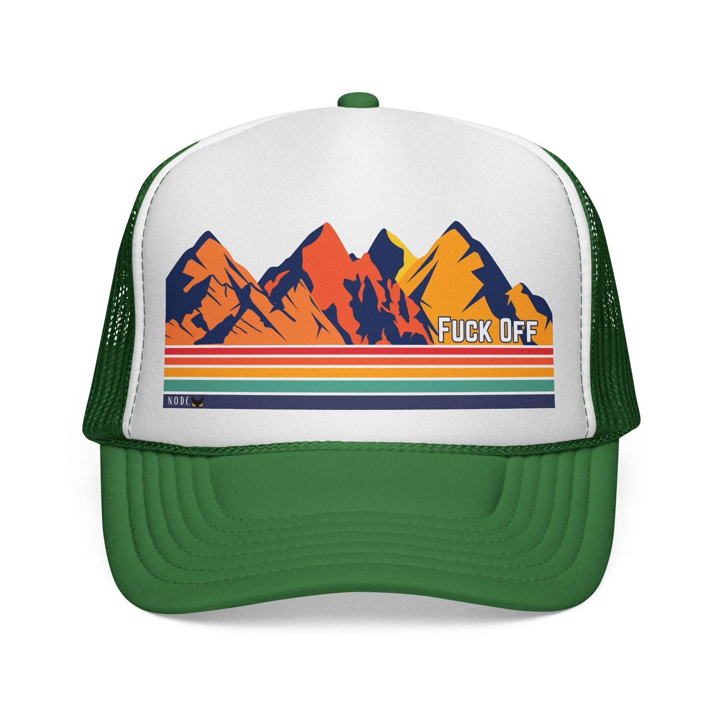 "Fuck Off" Trucker Cap — Edgy Mesh Back Snapback Hat