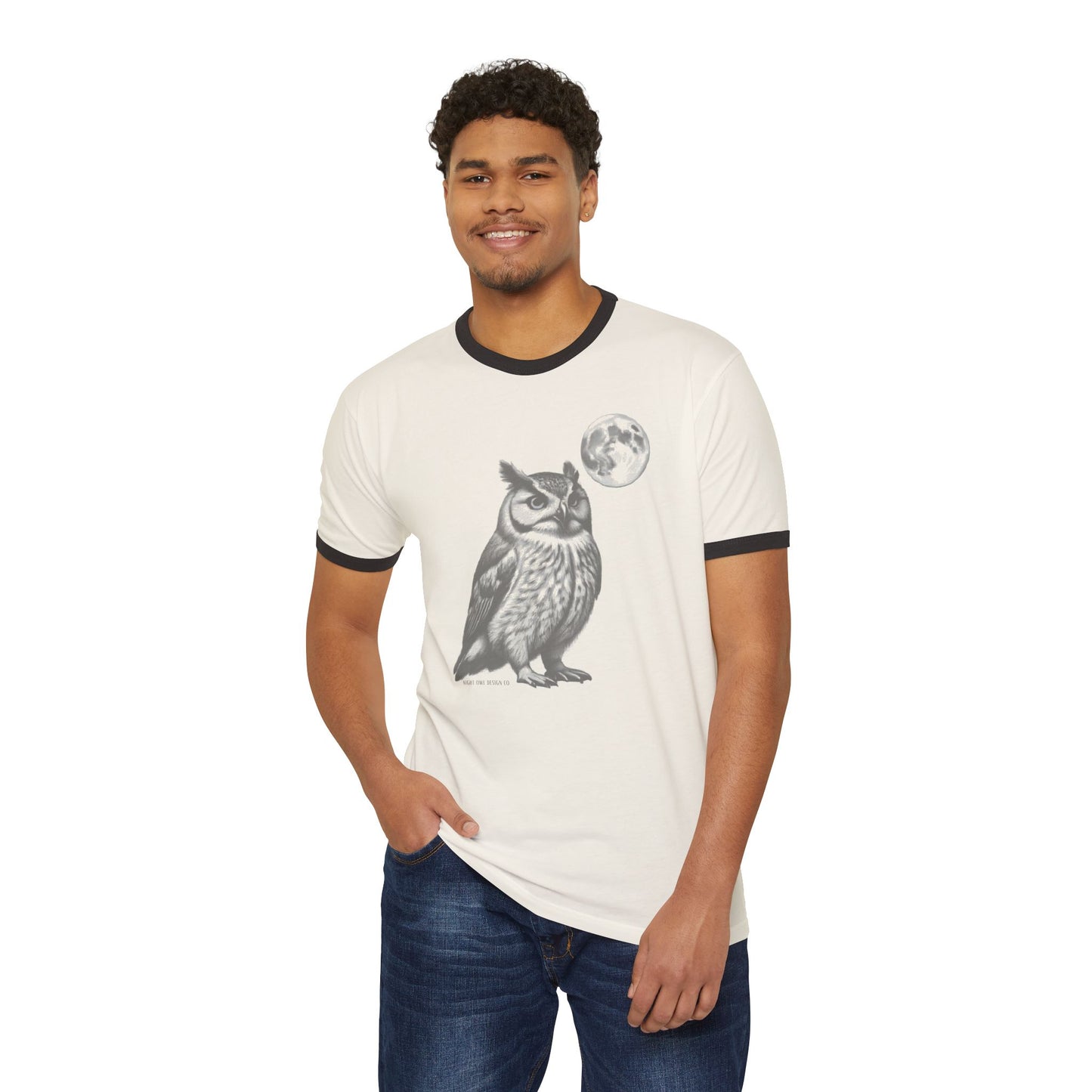 Owl Moon Ringer Tee
