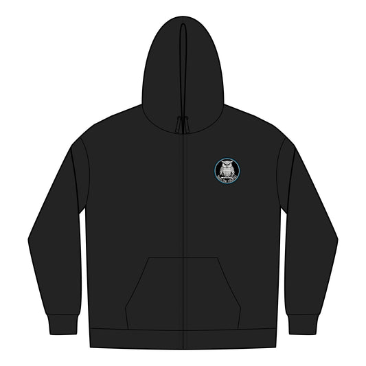 Night Owl Logistics Hoodie - Unisex Full-Zip Sweatshirt