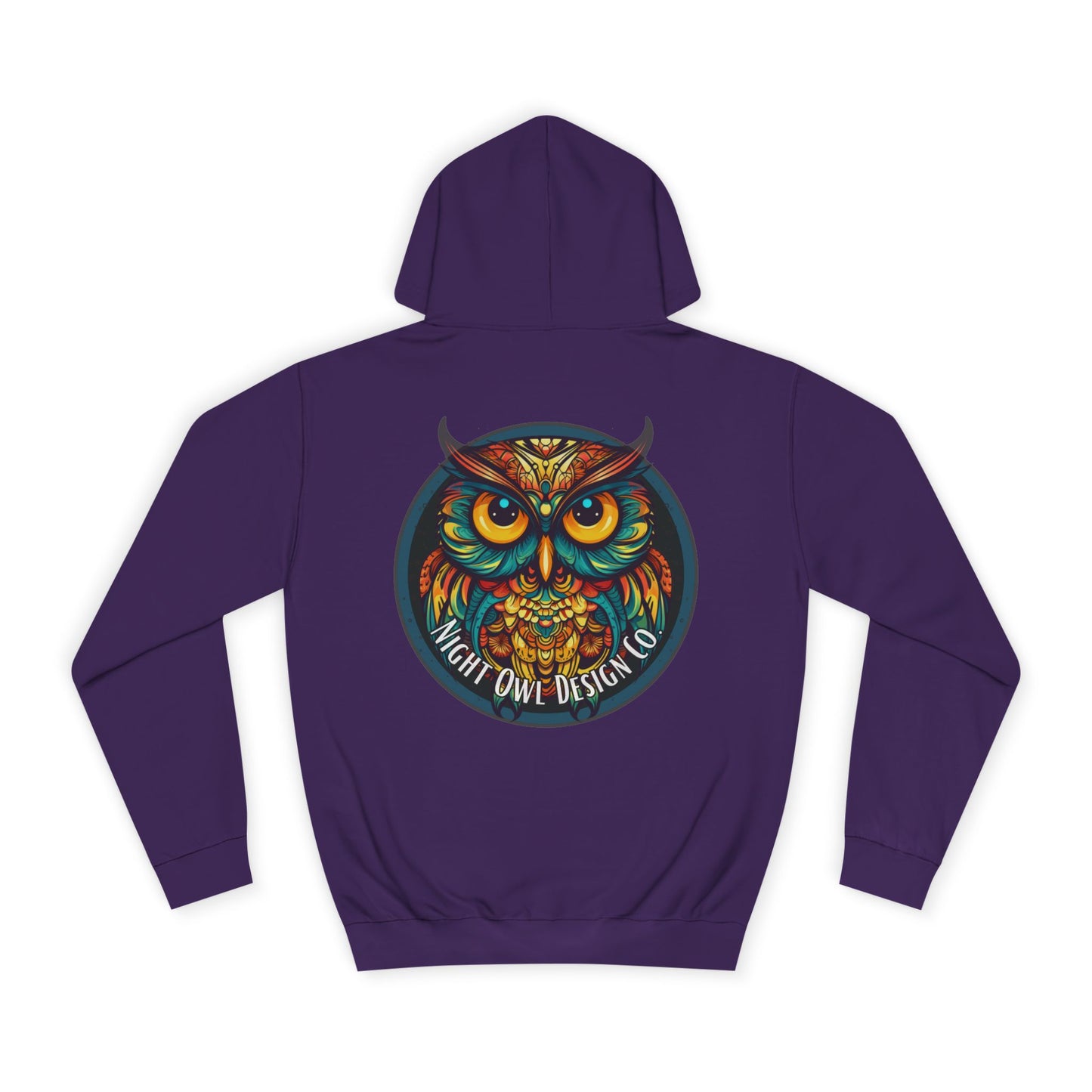 Night Owl  Hoodie — Vibrant Night Owl Graphic Pullover