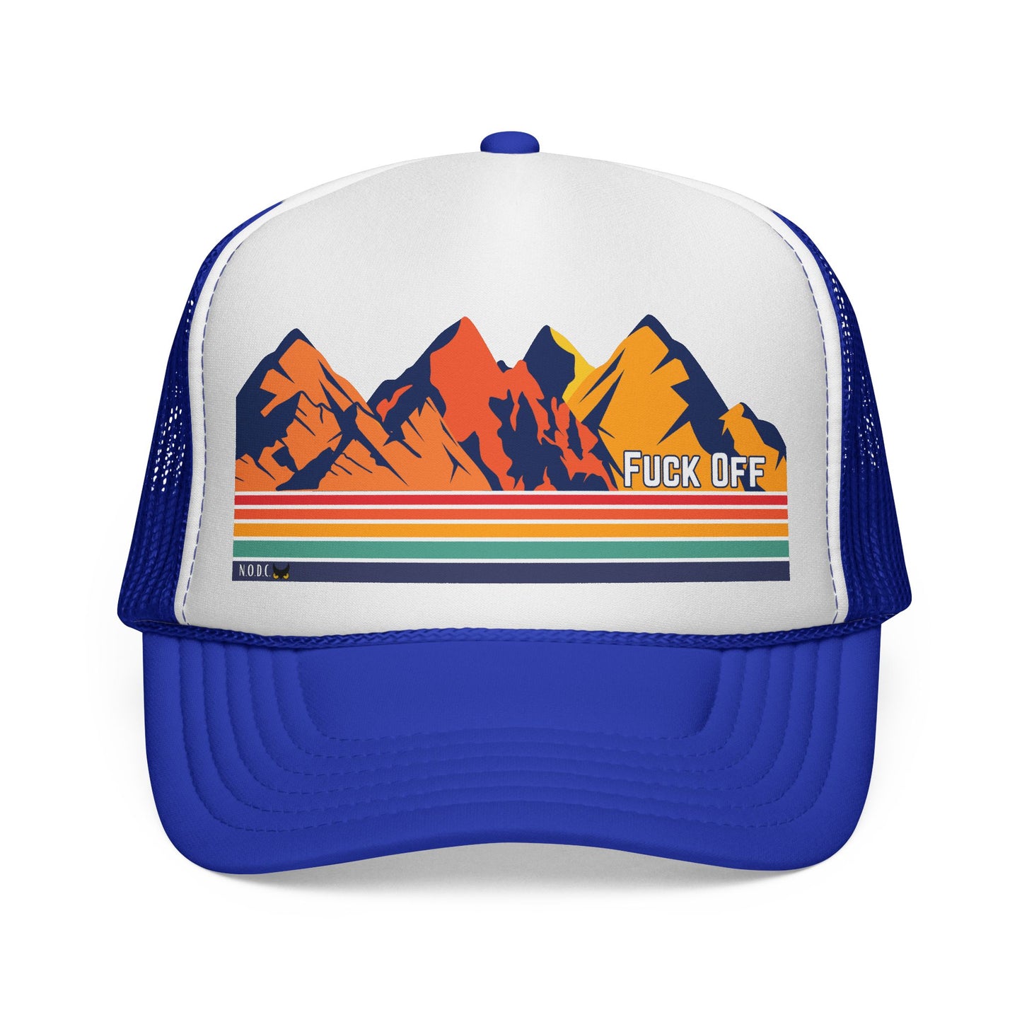 "Fuck Off" Trucker Cap — Edgy Mesh Back Snapback Hat