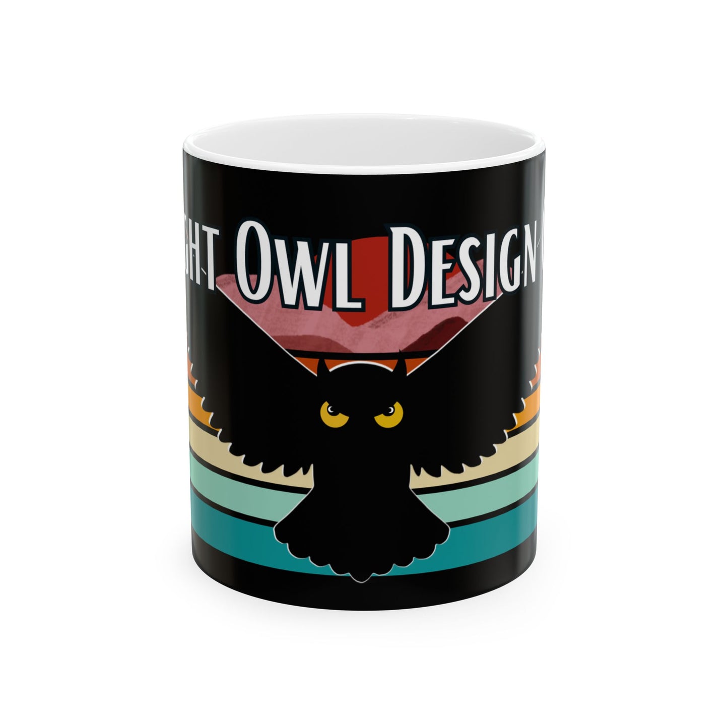 Night Owl Design Co. logo Coffee mug
