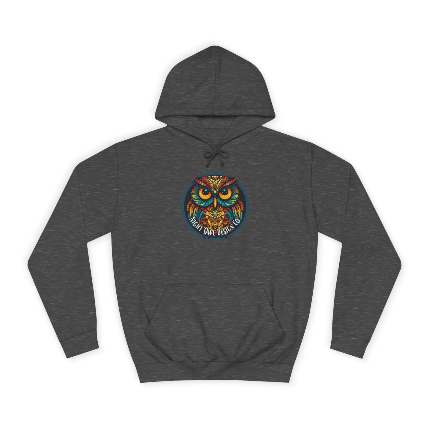 Night Owl  Hoodie — Vibrant Night Owl Graphic Pullover