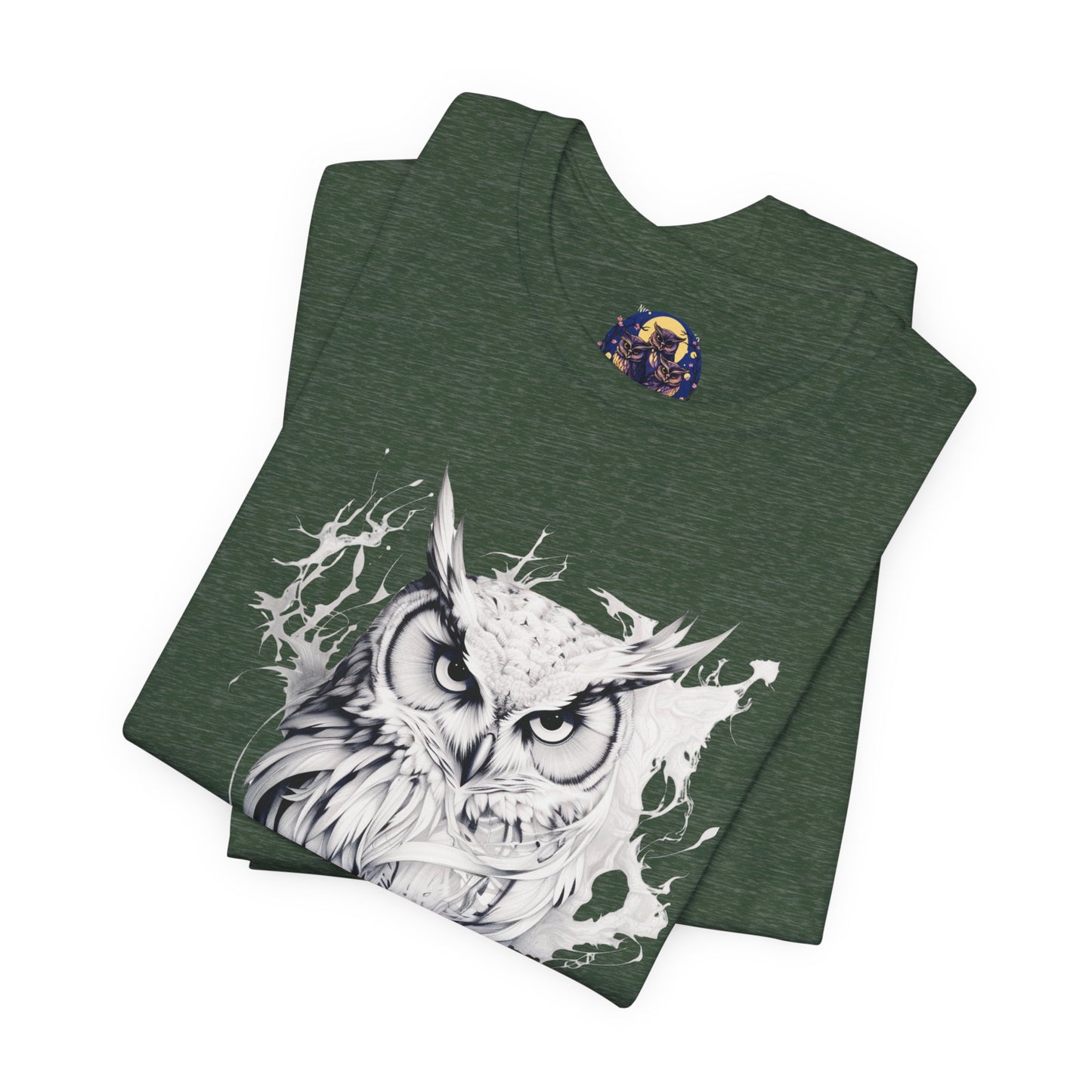 Owl Splash Tee - Unisex Jersey Short Sleeve