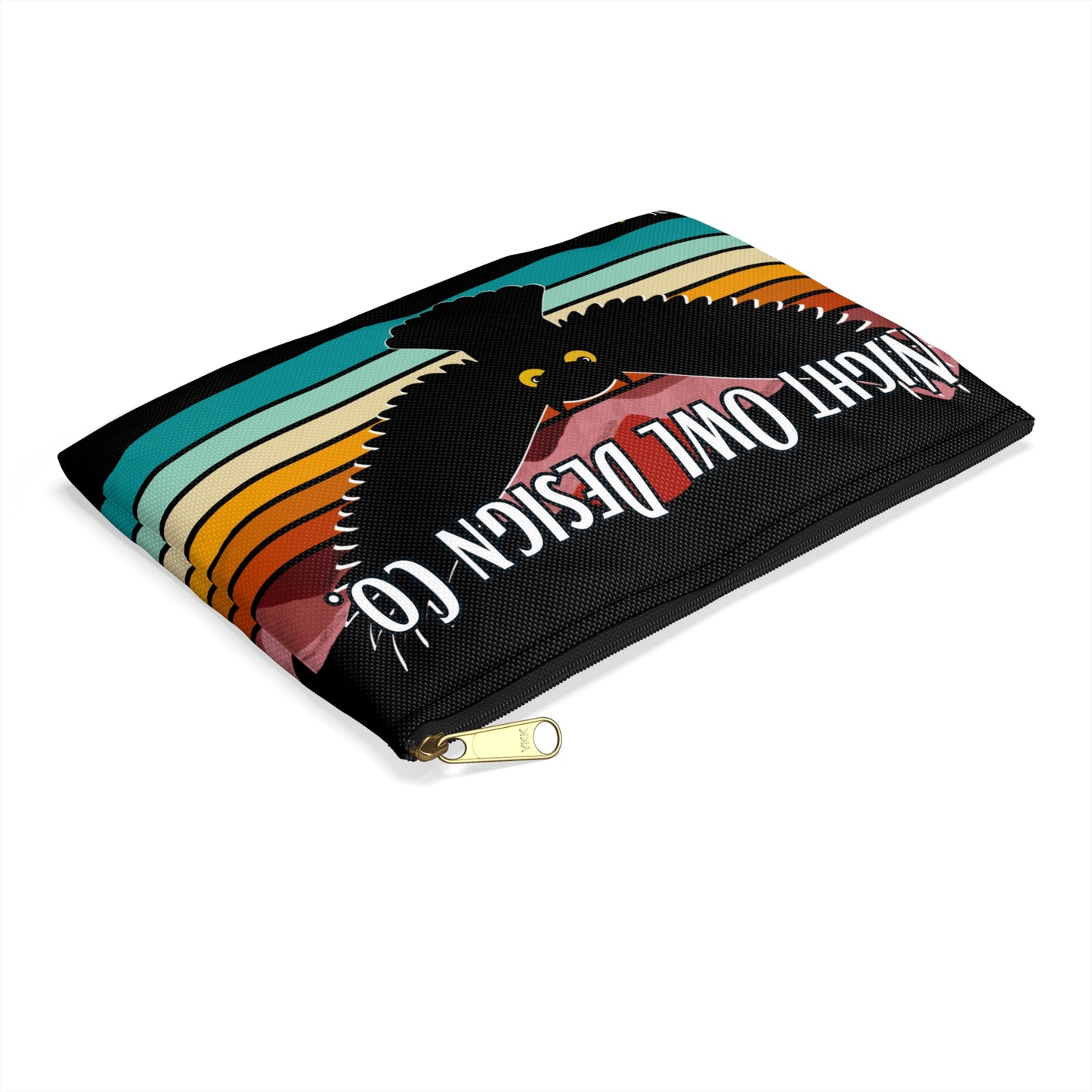 Sunset Owl Accessory Pouch