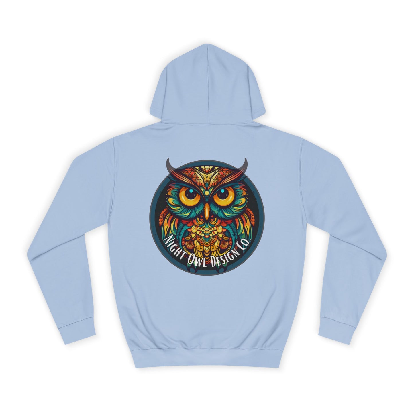 Night Owl  Hoodie — Vibrant Night Owl Graphic Pullover