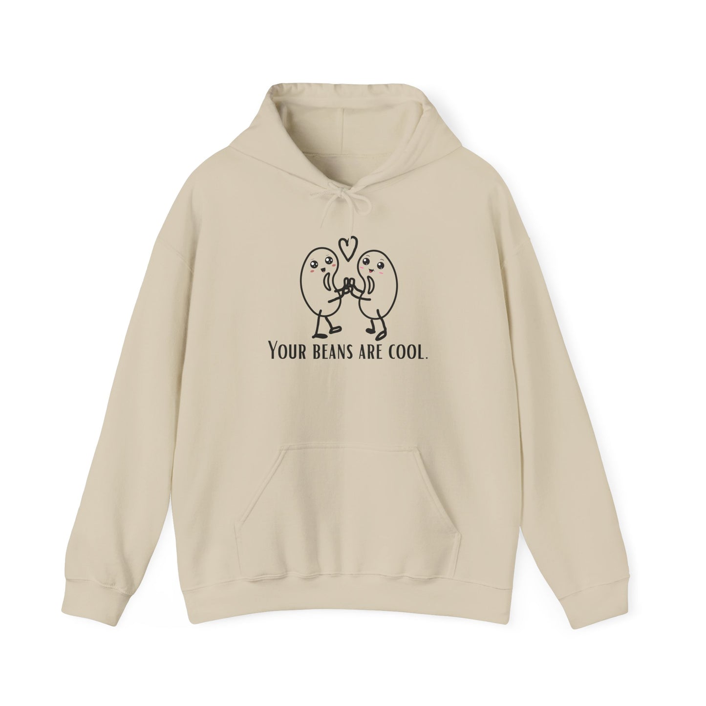 Hoodie — "Your Beans Are Cool" Cute Cartoon Bean Friends Pullover