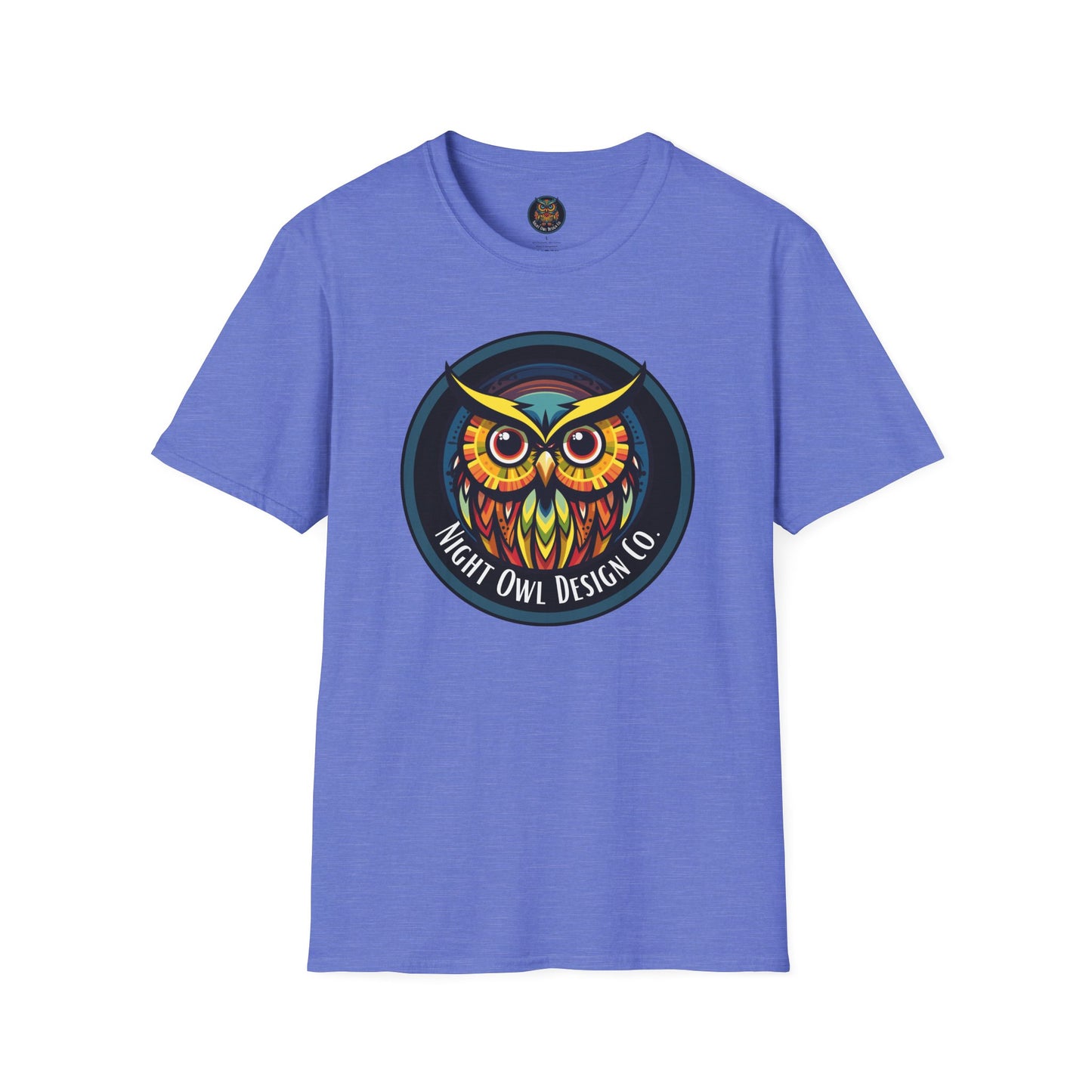 Bolts Owl logo Unisex T-Shirt - Night Owl Design Co Brand