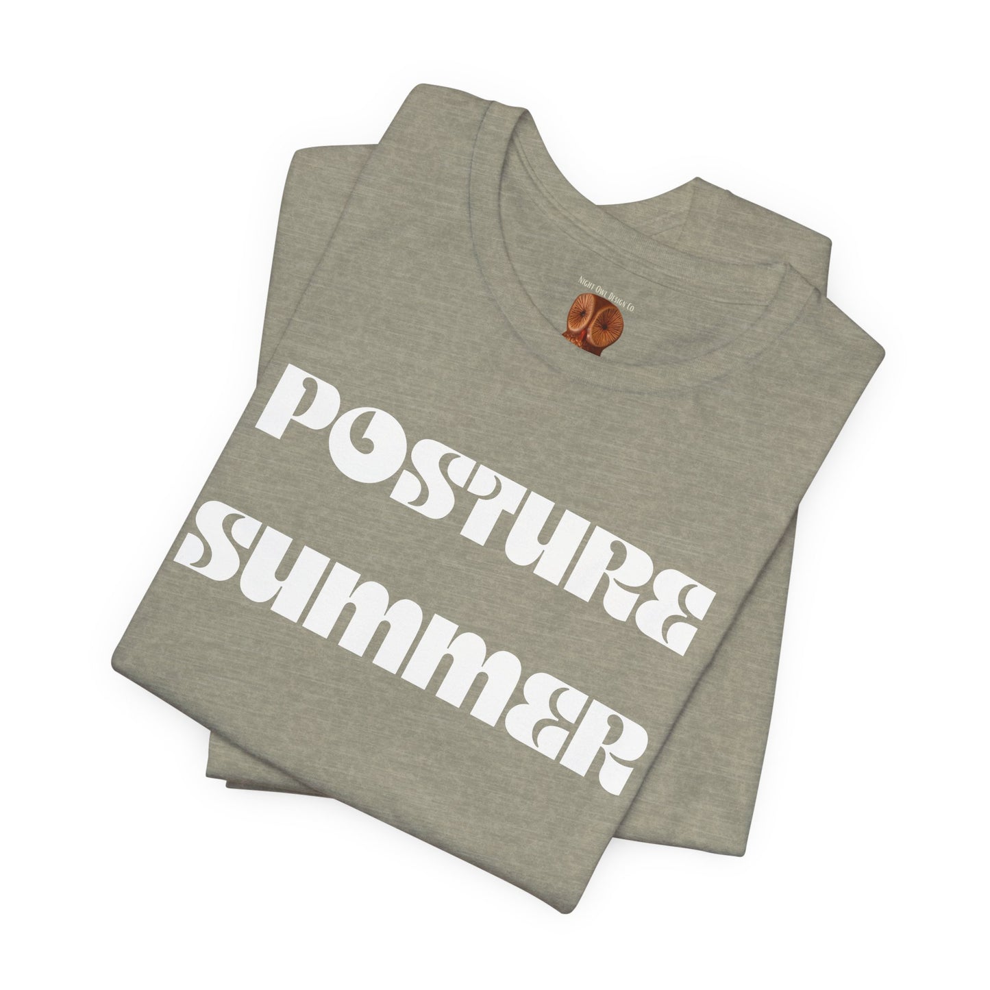 "Posture Summer" Funny Quote Tee - Unisex Jersey Short Sleeve