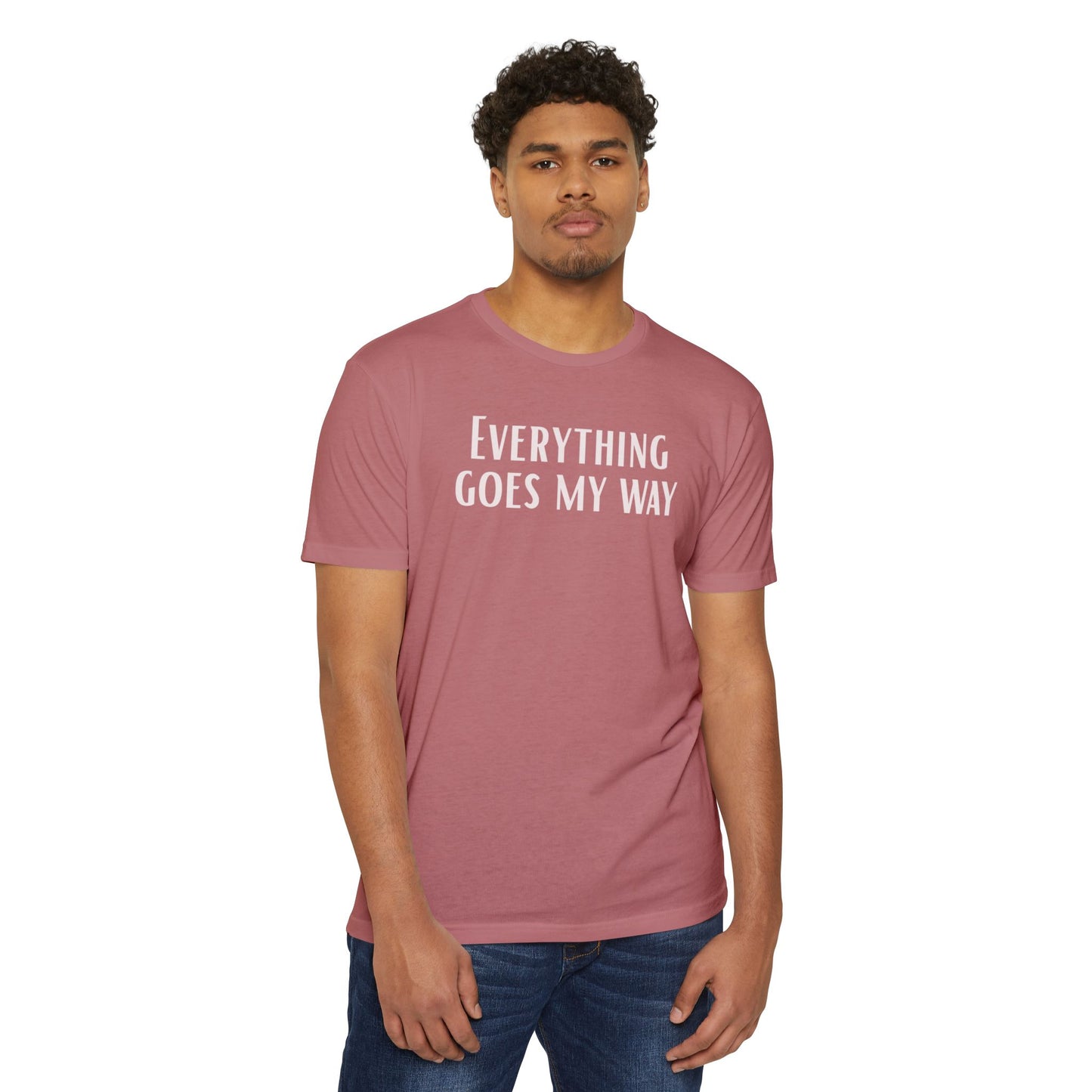 Everything goes my way | Manifest Vibes T-shirt | Unisex Motivational Tee | Everyday Wear | Gift for Friends & Family | Relaxed Fit