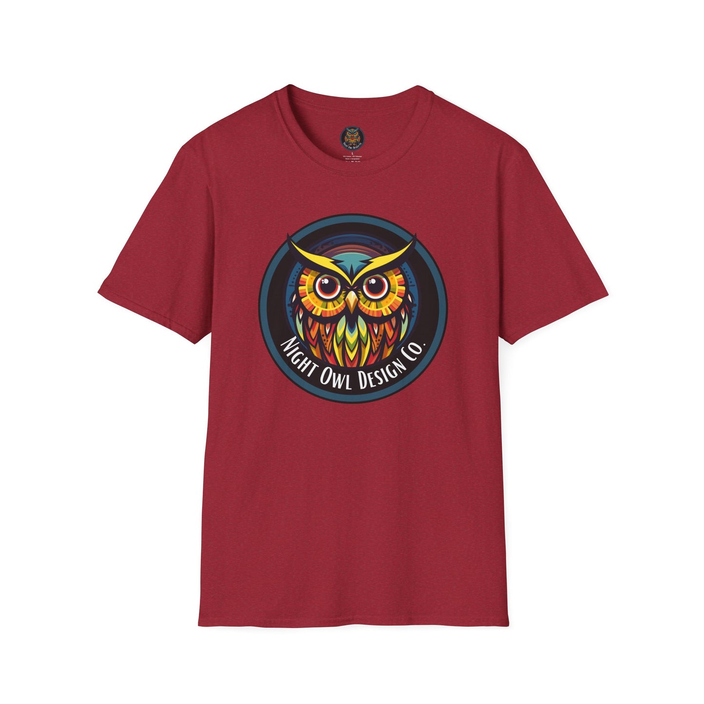 Bolts Owl logo Unisex T-Shirt - Night Owl Design Co Brand