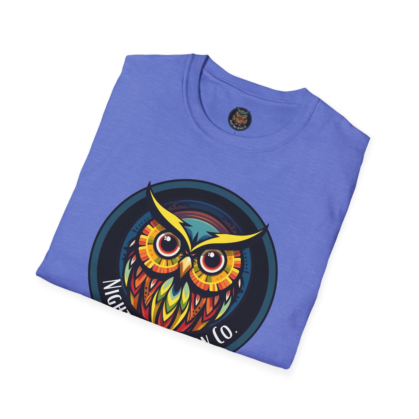 Bolts Owl logo Unisex T-Shirt - Night Owl Design Co Brand