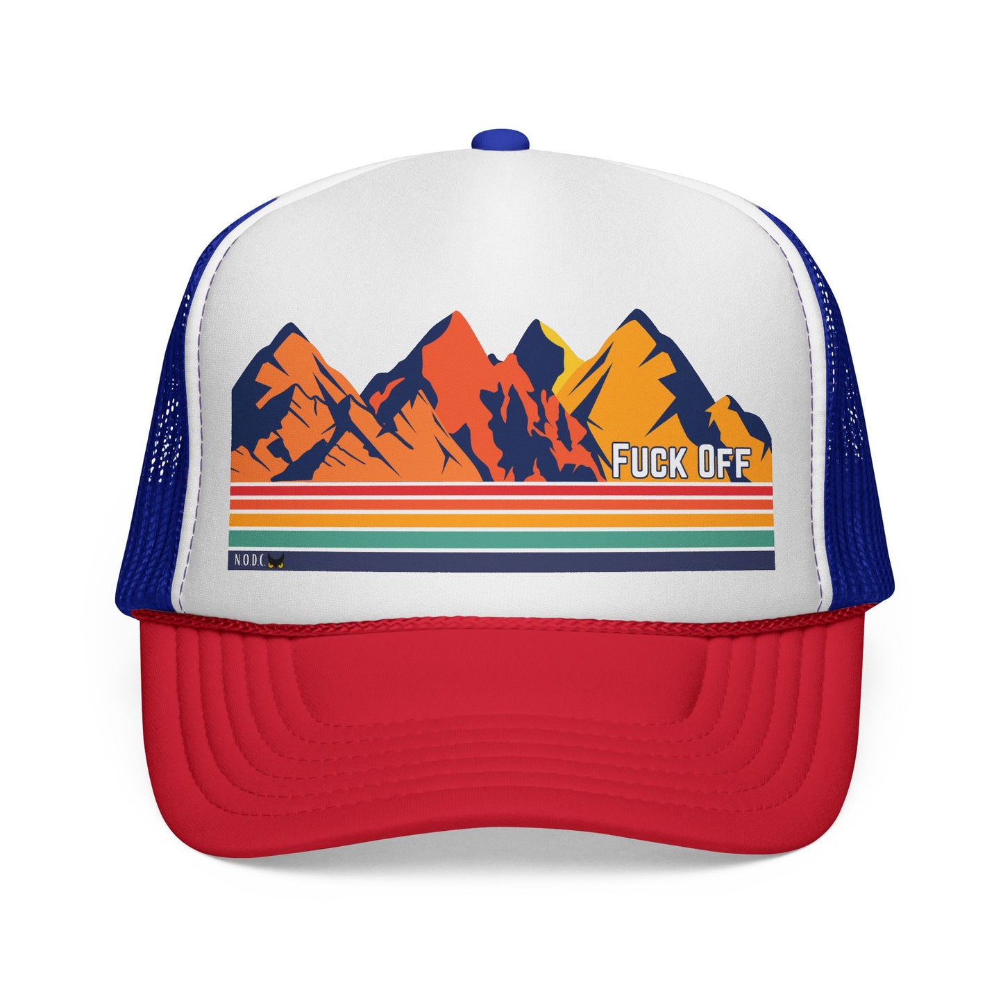 "Fuck Off" Trucker Cap — Edgy Mesh Back Snapback Hat