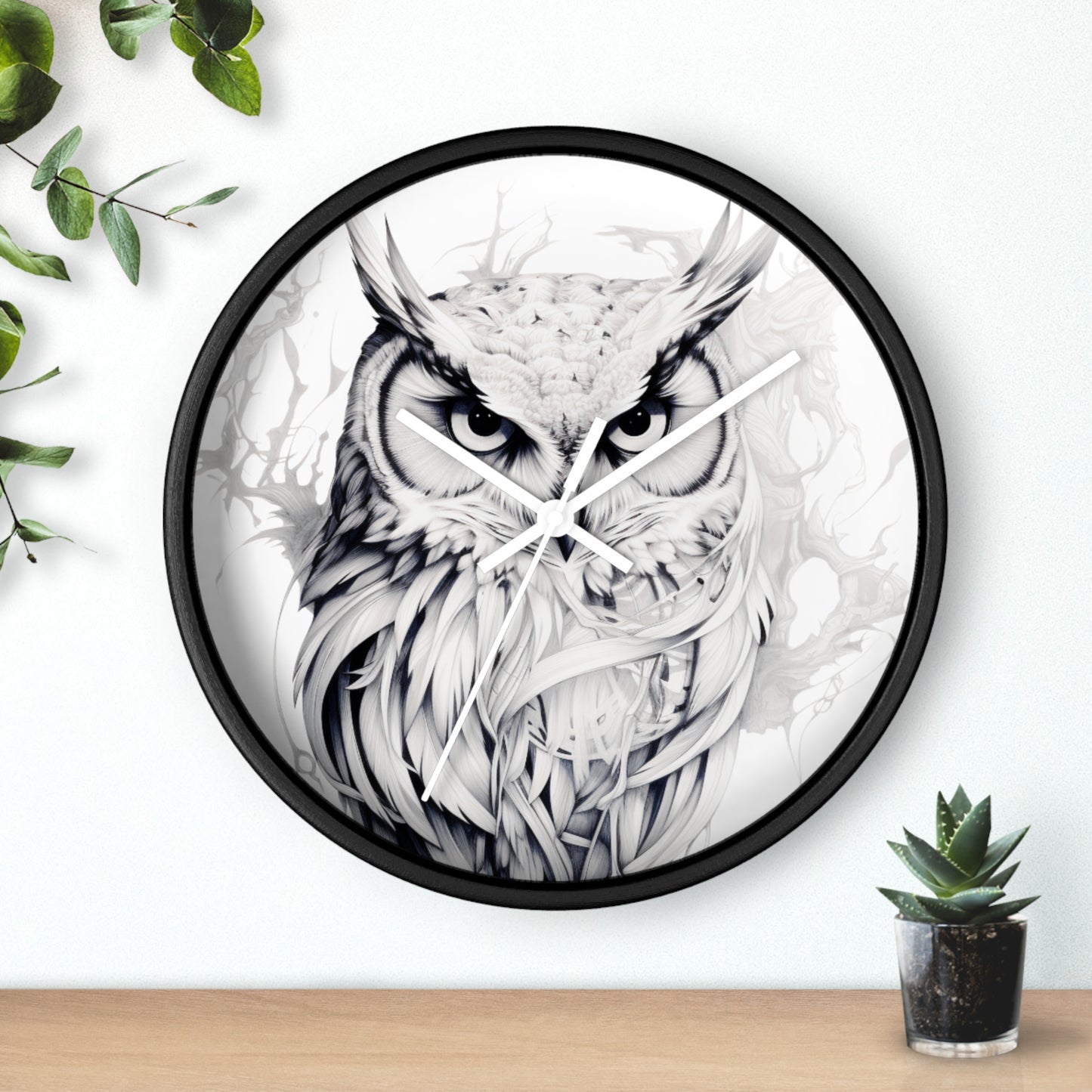 10" Owl Splash Wall Clock