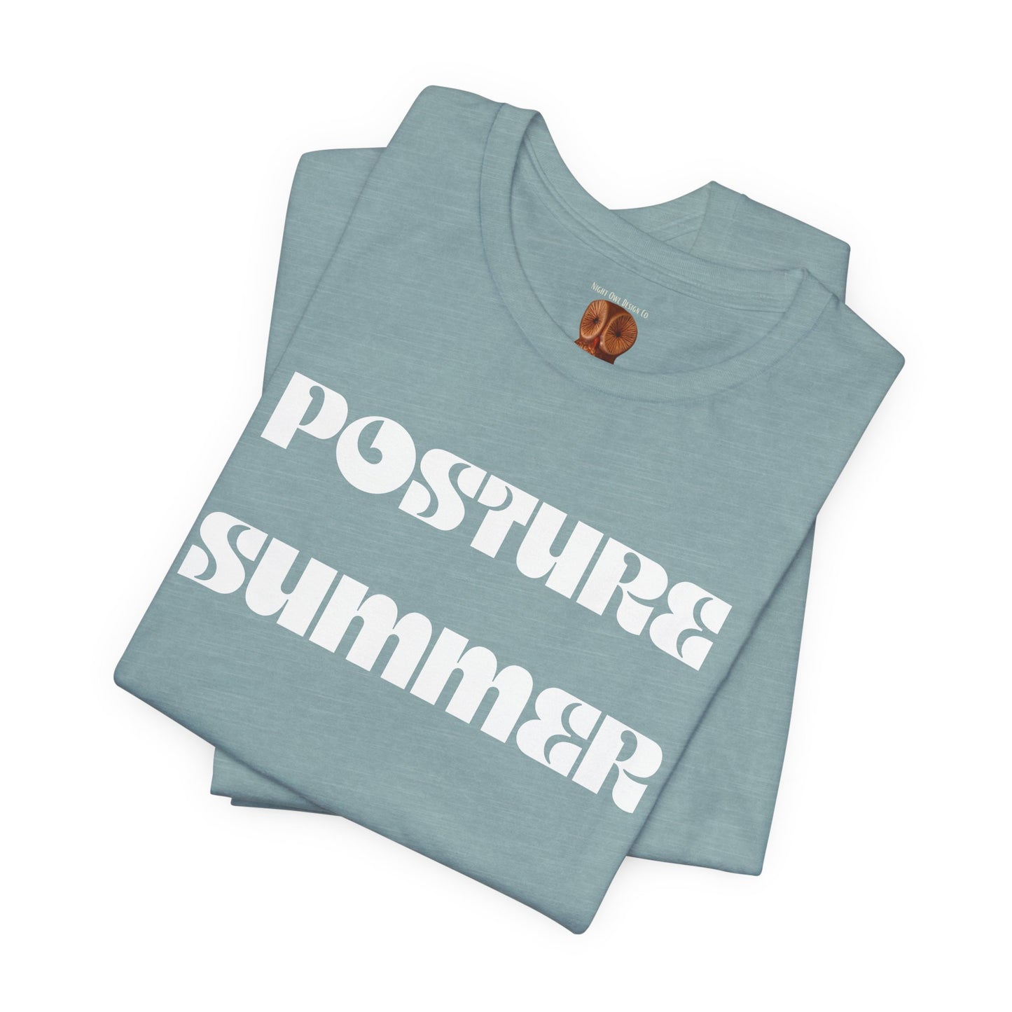 "Posture Summer" Funny Quote Tee - Unisex Jersey Short Sleeve