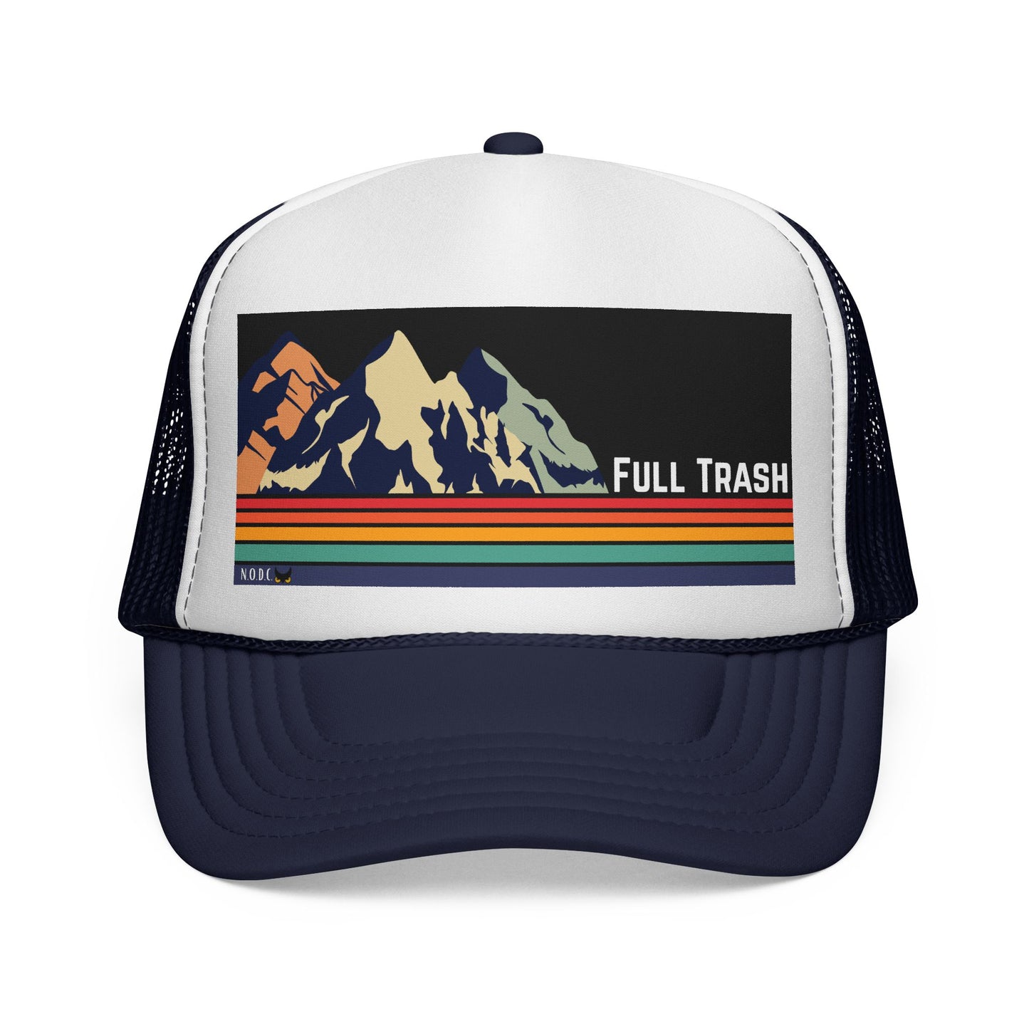 "Full Trash" Trucker Cap — Funny Graphic Trucker Hat