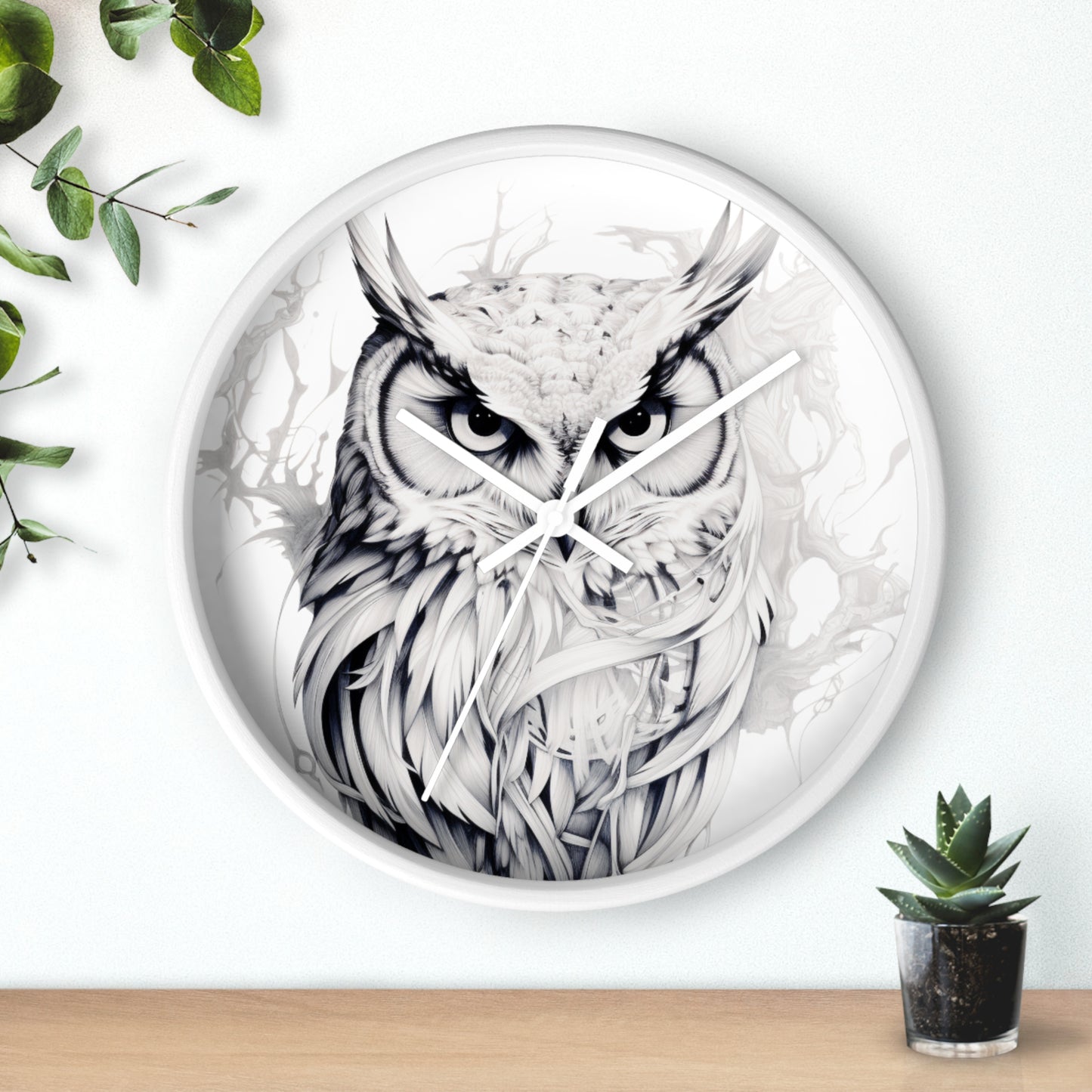 10" Owl Splash Wall Clock