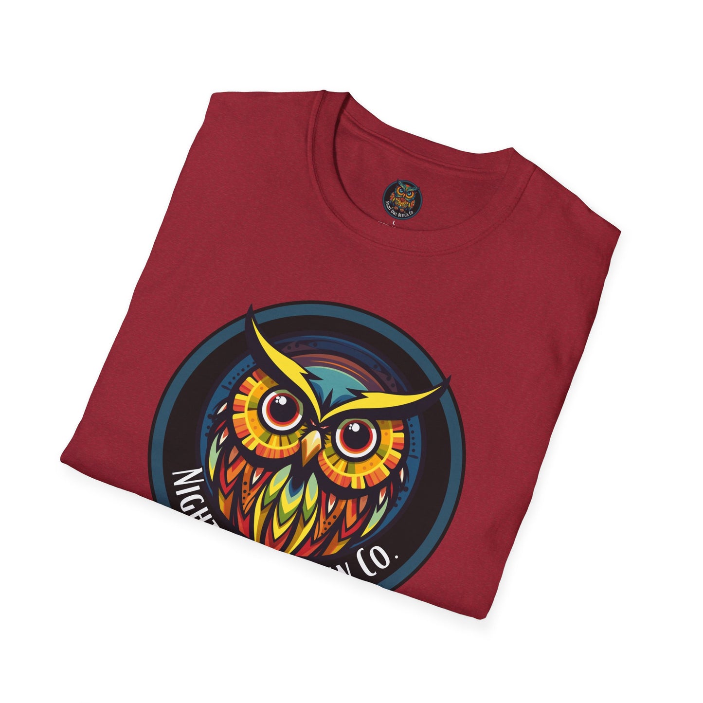 Bolts Owl logo Unisex T-Shirt - Night Owl Design Co Brand