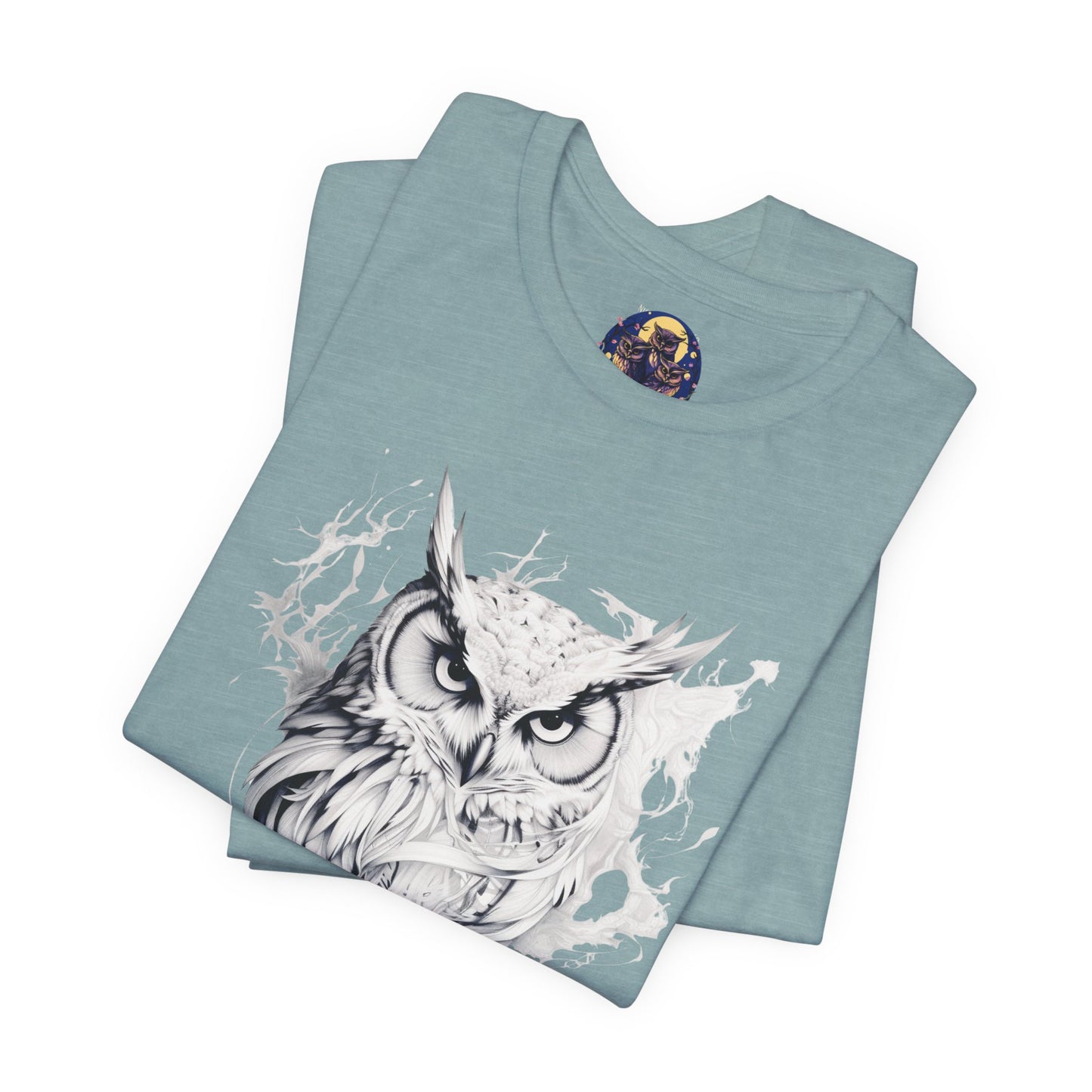 Owl Splash Tee - Unisex Jersey Short Sleeve