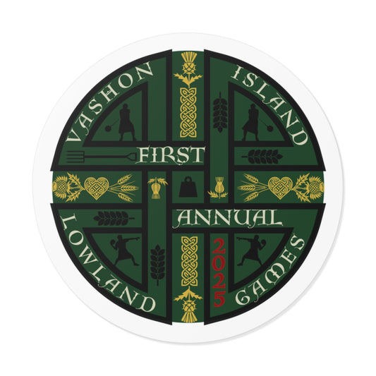 Vinyl Stickers | Vashon Island Lowland Games 2025