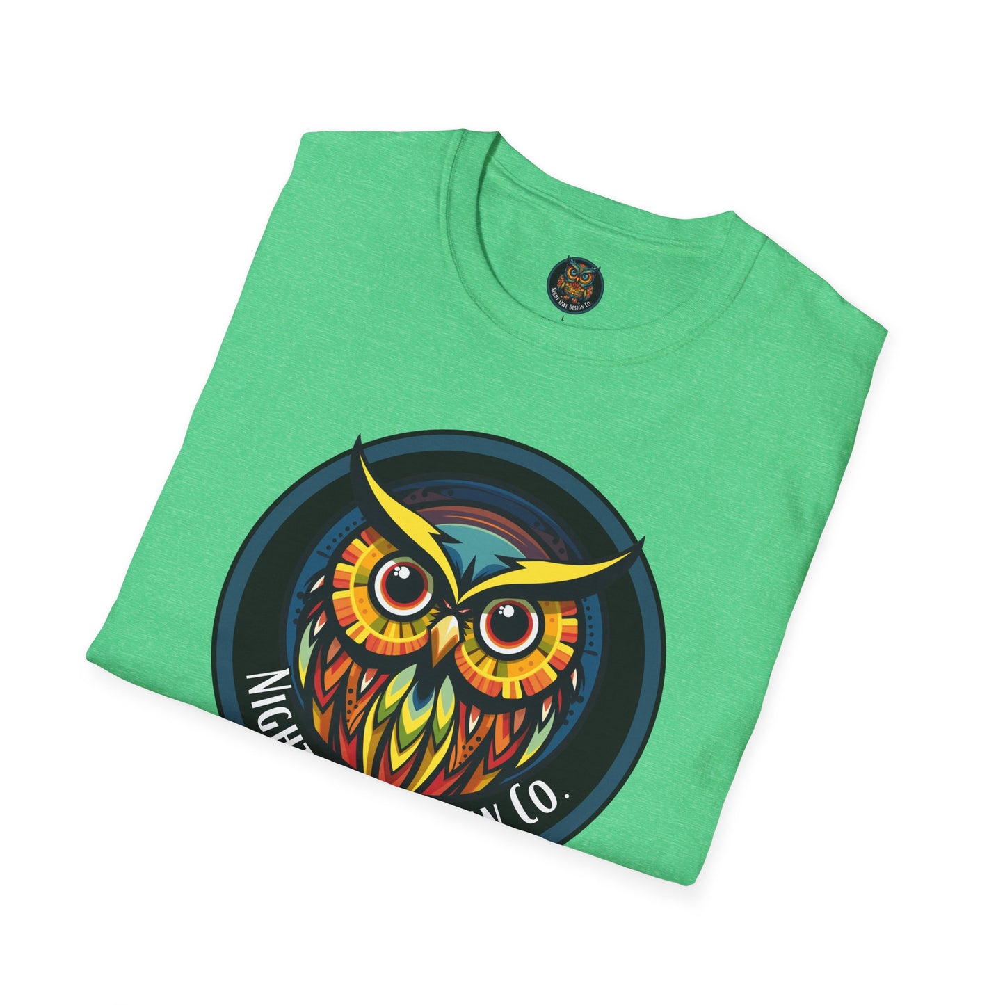 Bolts Owl logo Unisex T-Shirt - Night Owl Design Co Brand
