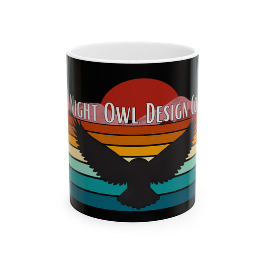 Mountain Coffee Mug Retro