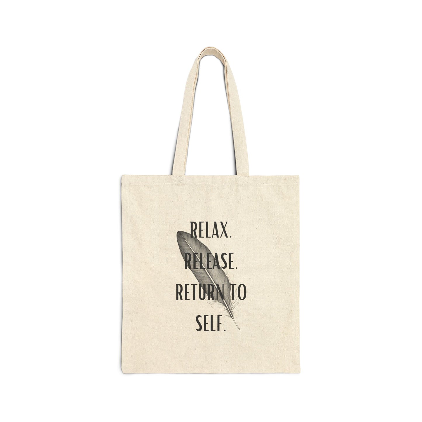 Mindfulness Cotton Canvas Tote Bag