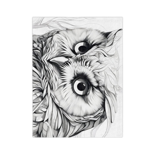 Owl Velveteen Blanket