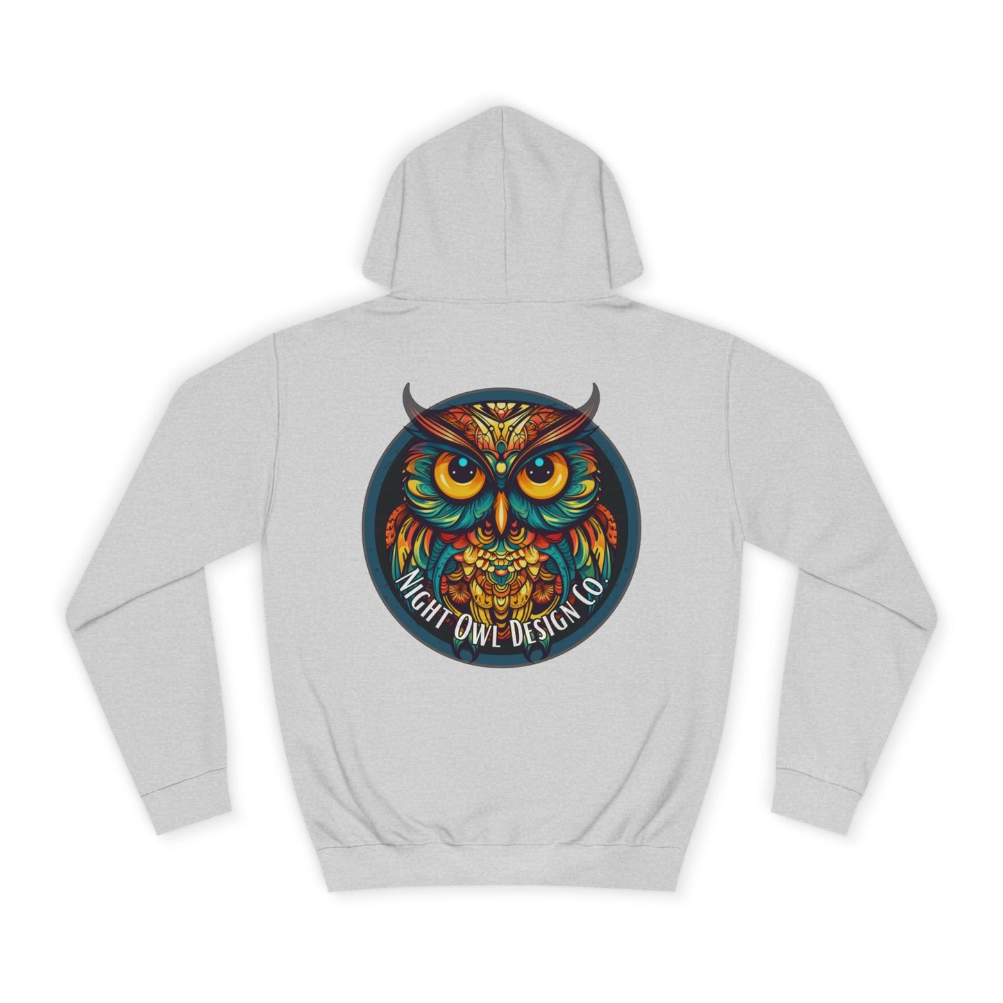 Night Owl  Hoodie — Vibrant Night Owl Graphic Pullover