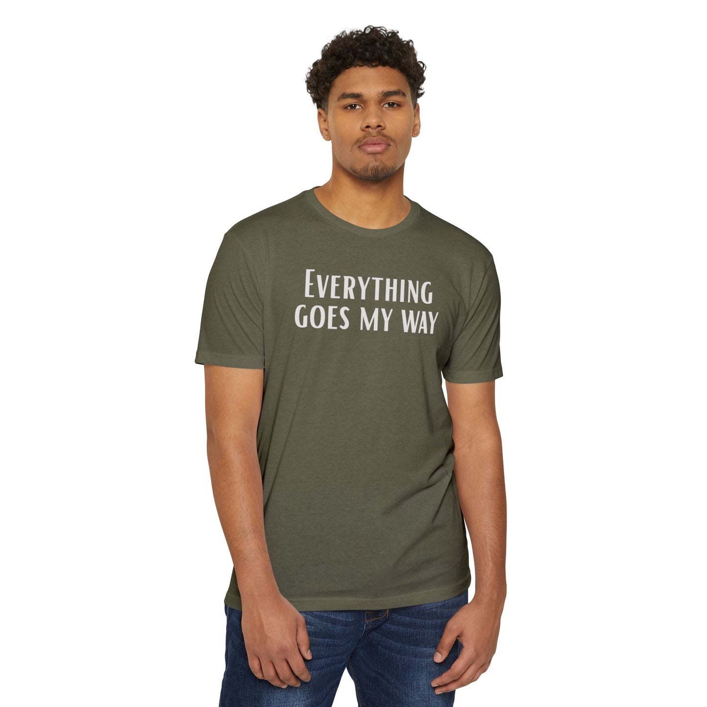 Everything goes my way | Manifest Vibes T-shirt | Unisex Motivational Tee | Everyday Wear | Gift for Friends & Family | Relaxed Fit