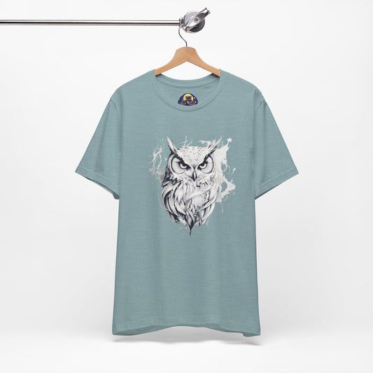 Owl Splash Tee - Unisex Jersey Short Sleeve