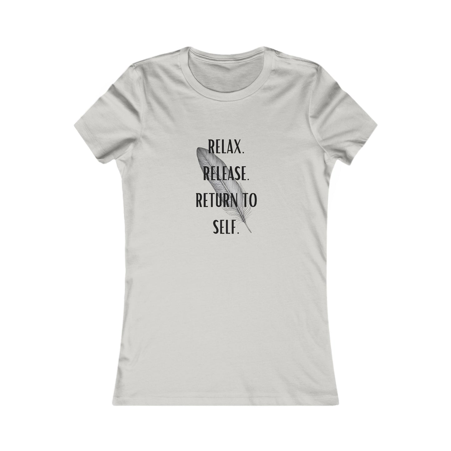 Feather, Relaxation Affirmation Women's Tee