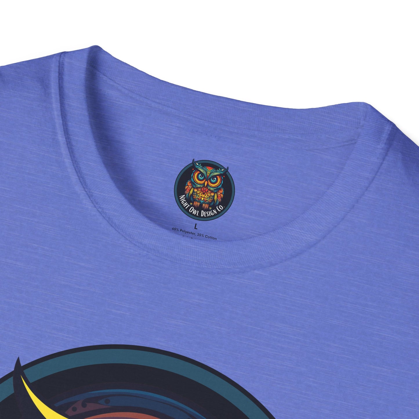 Bolts Owl logo Unisex T-Shirt - Night Owl Design Co Brand