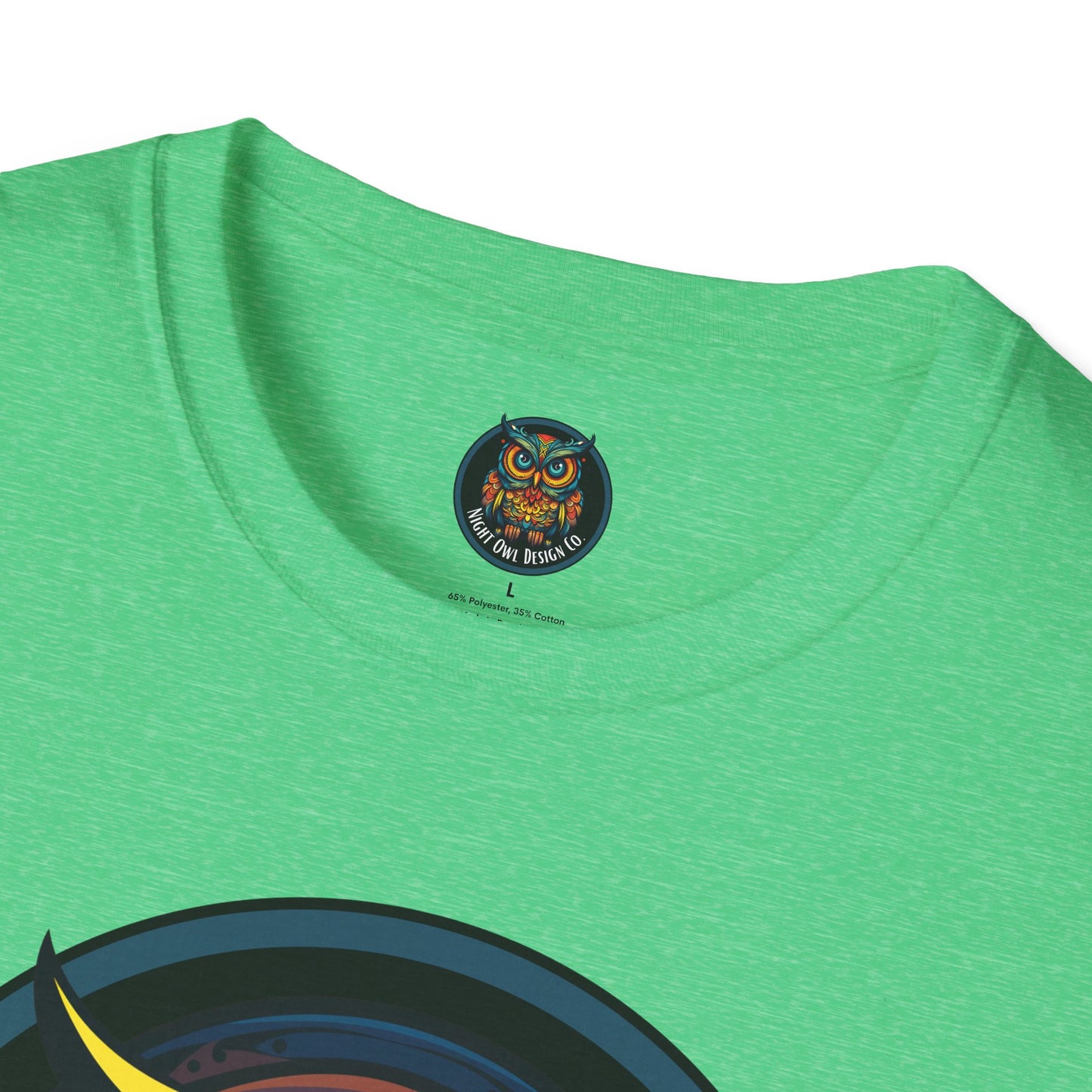 Bolts Owl logo Unisex T-Shirt - Night Owl Design Co Brand