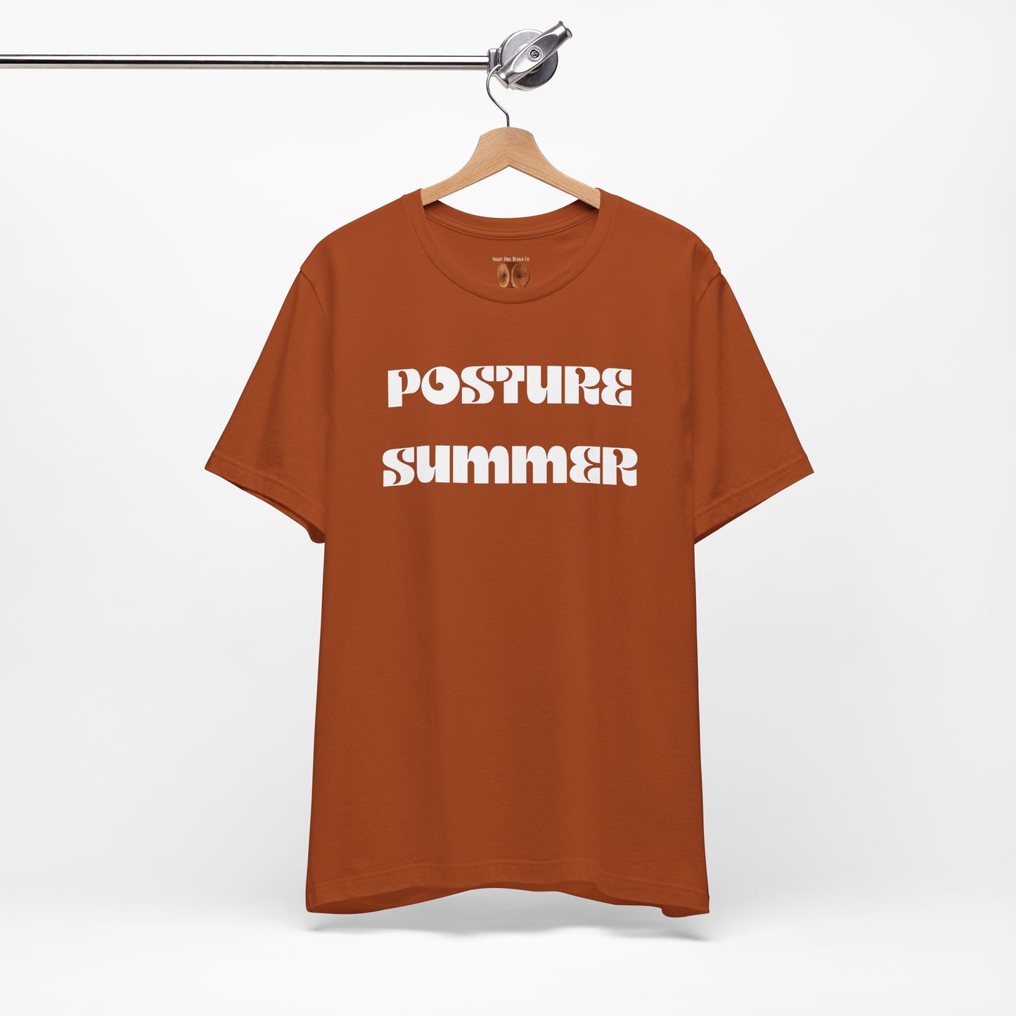 "Posture Summer" Funny Quote Tee - Unisex Jersey Short Sleeve